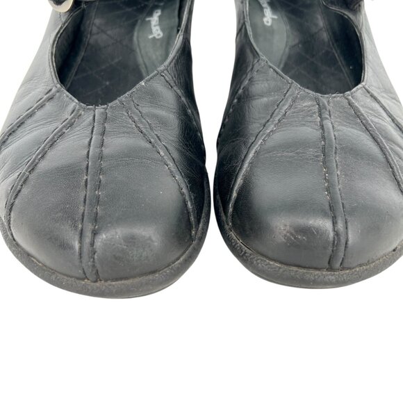 Dansko Giselle Mary Jane Black Leather Shoes Size 40 10 - Picture 3 of 10